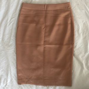 Ann Taylor camel pencil skirt size 0